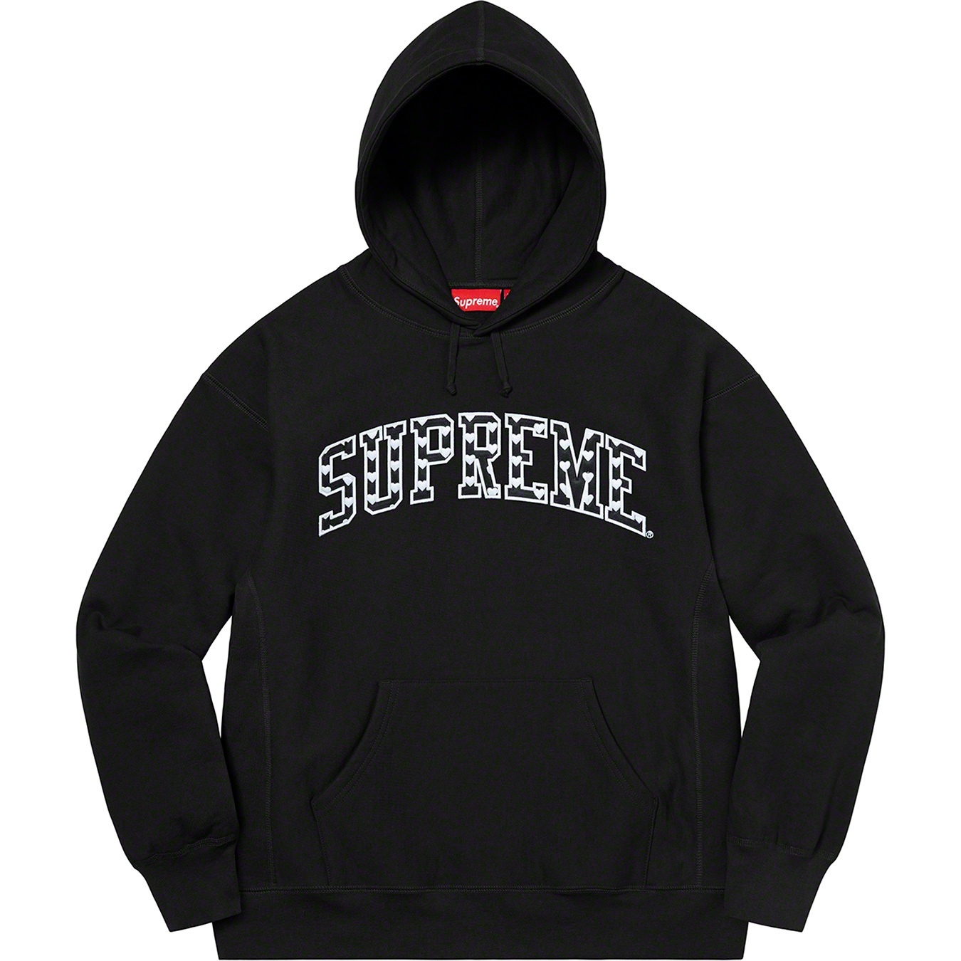 Hearts Arc Hooded Sweatshirt view 3